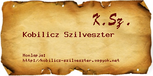 Kobilicz Szilveszter névjegykártya